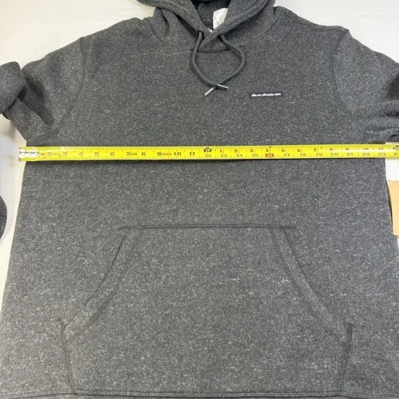 Quiksilver Keller Pullover Hoody Classic Black Heather Size L New Surfer Beach - Picture 6 of 12
